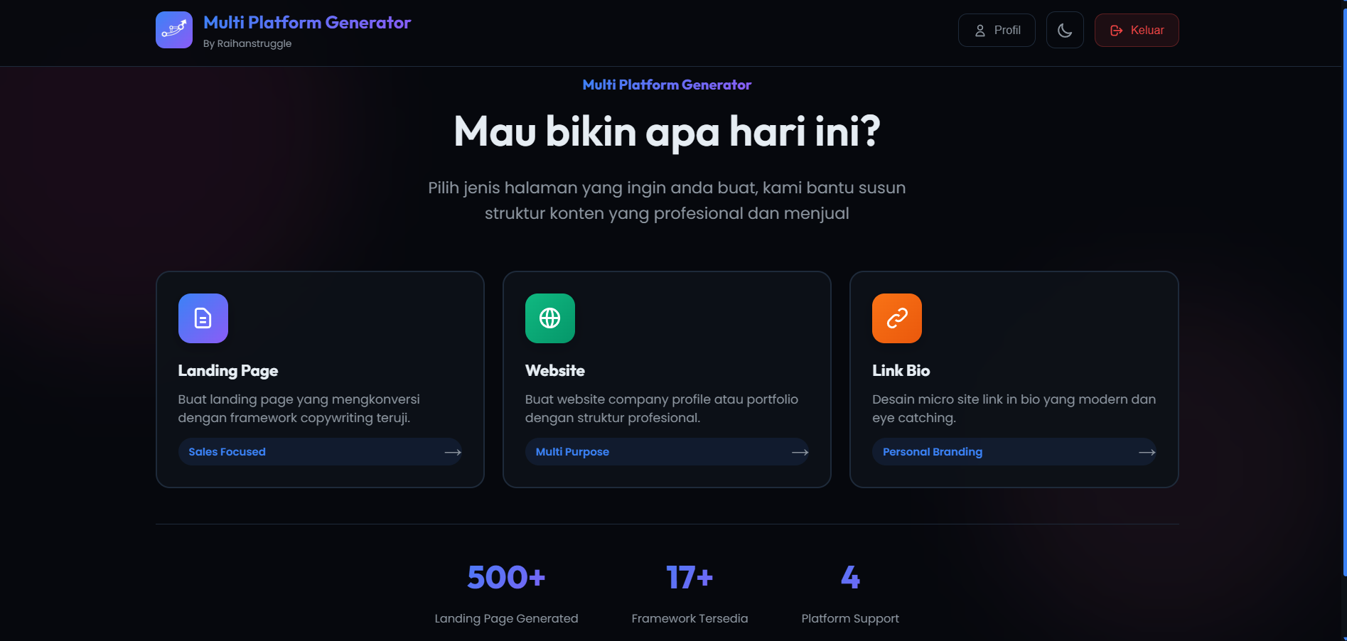Dashboard Preview